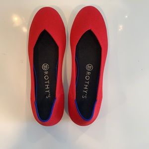 Rothys Red Flats